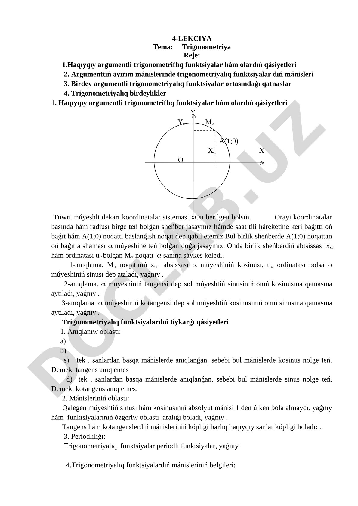 Trigonometriya