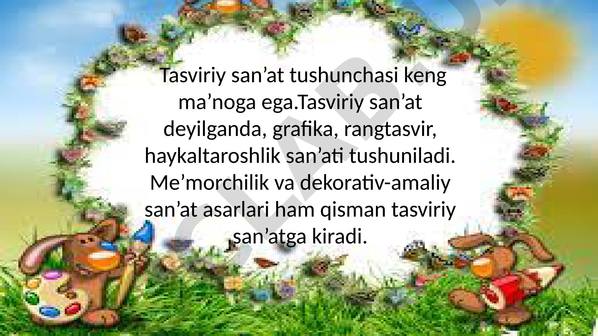 Maktabgacha yoshdagi bolalarni har tomonlama rivojlantirishda tasviriy faoliyat turlari