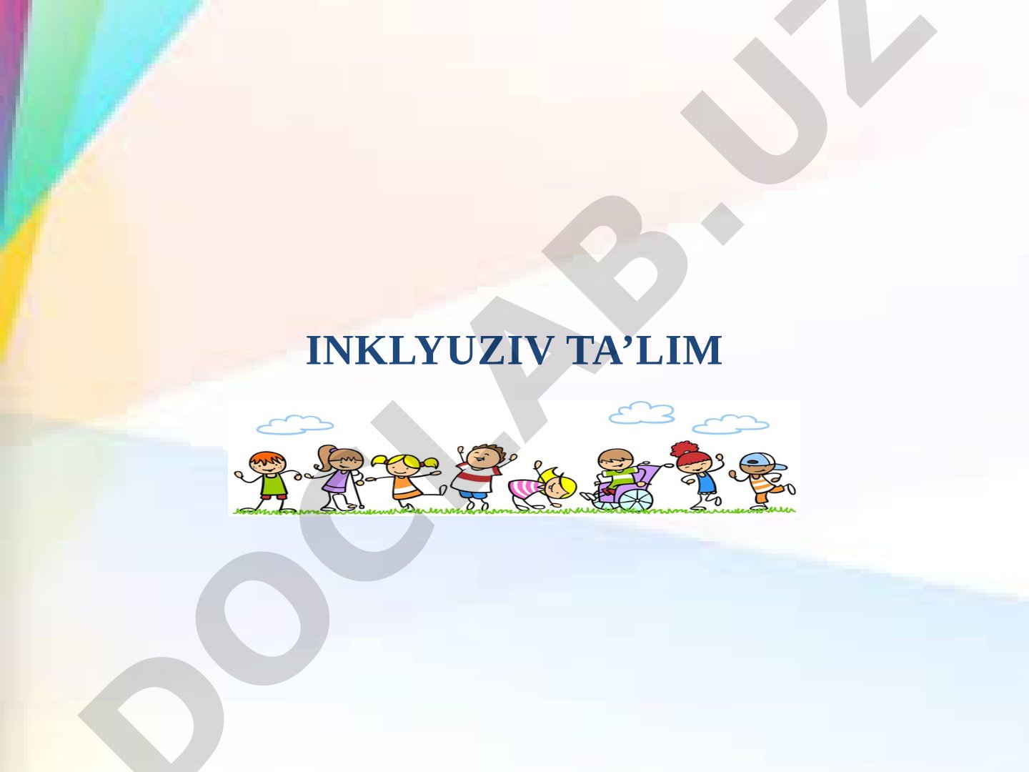 Nutqida va tayanch-harakat apparatida nuqsoni bo‘lgan bolalar rivojlanishining o‘ziga xos xususiyatlari