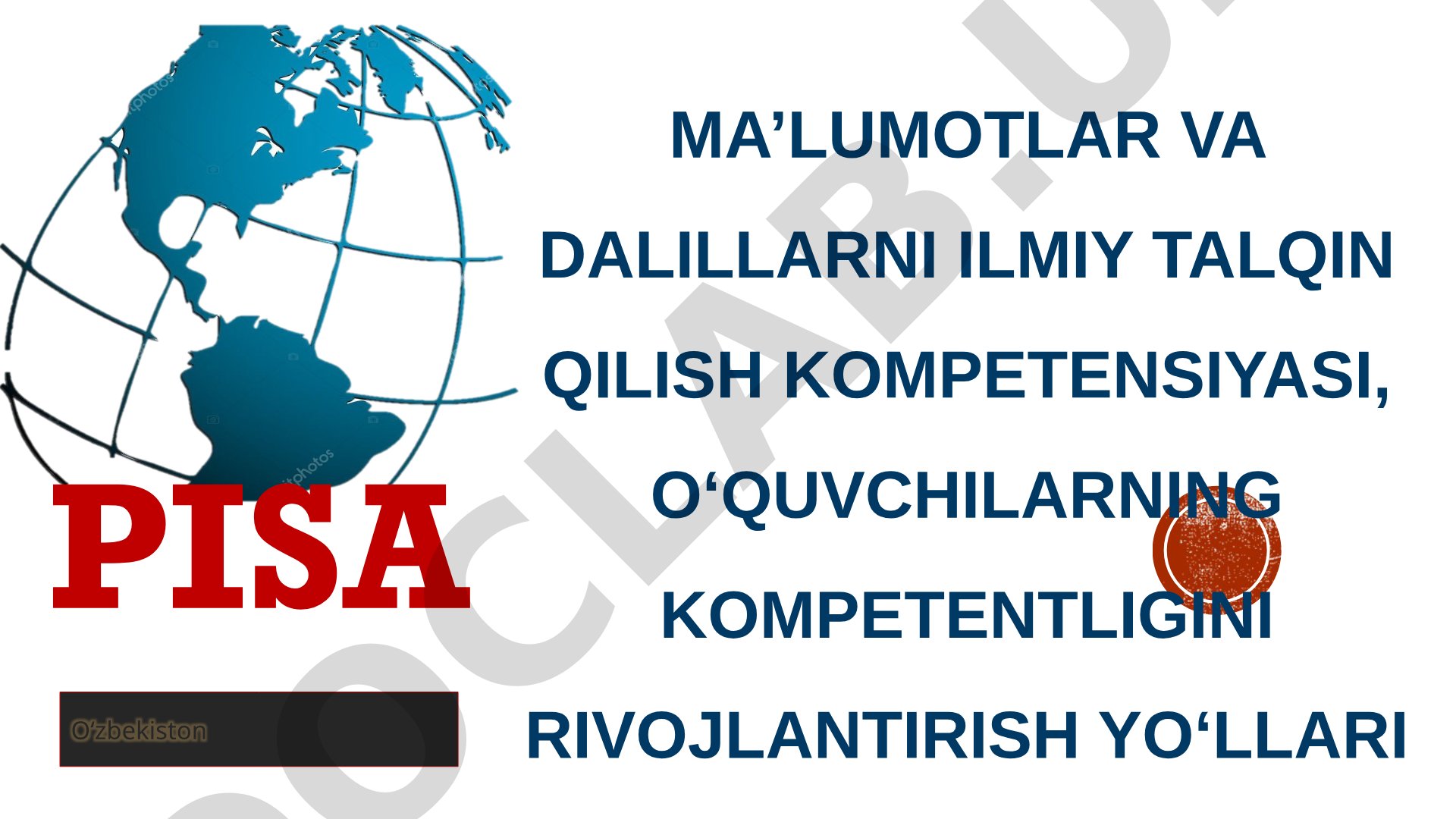 Ma'lumotlar va dalillarni ilmiy talqin qilish kompetensiyasi