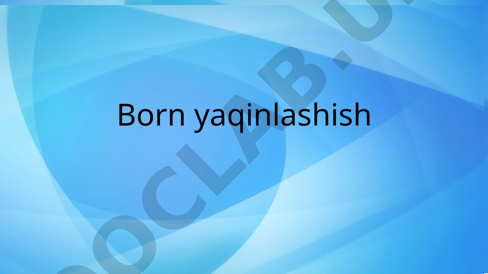 Born yaqinlashishi asosida sochilish nazariyasida Shredinger tenglamasini taqribiy
