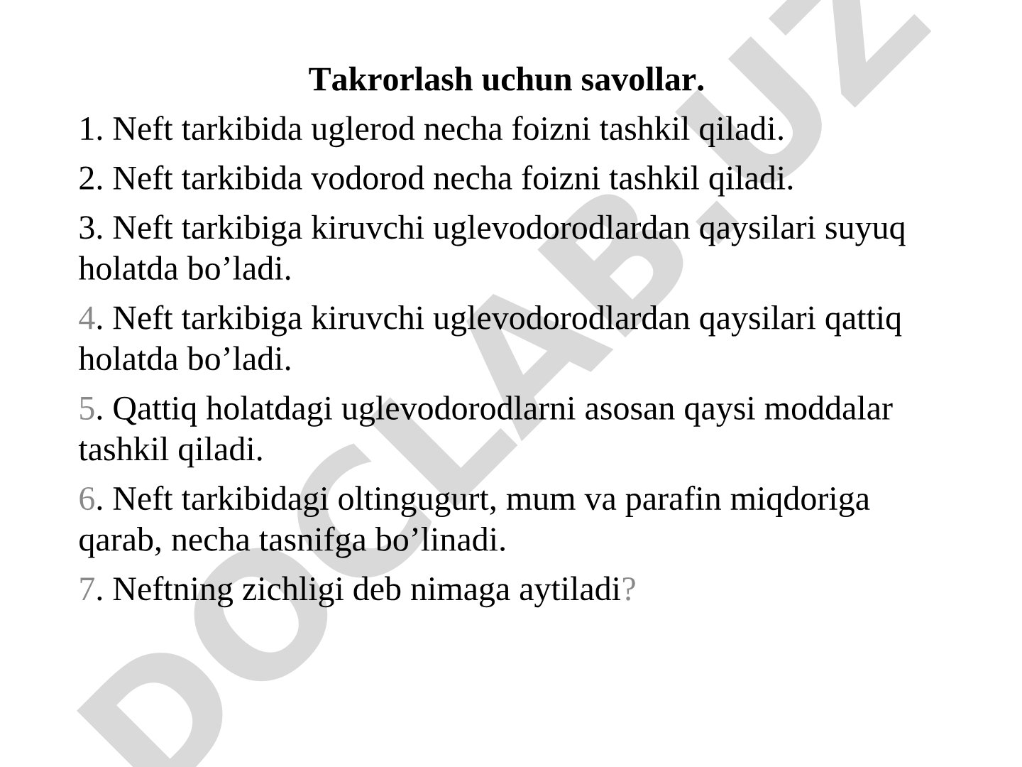 Neft xossalarini o'rganishning fotokalorimetriya usuli