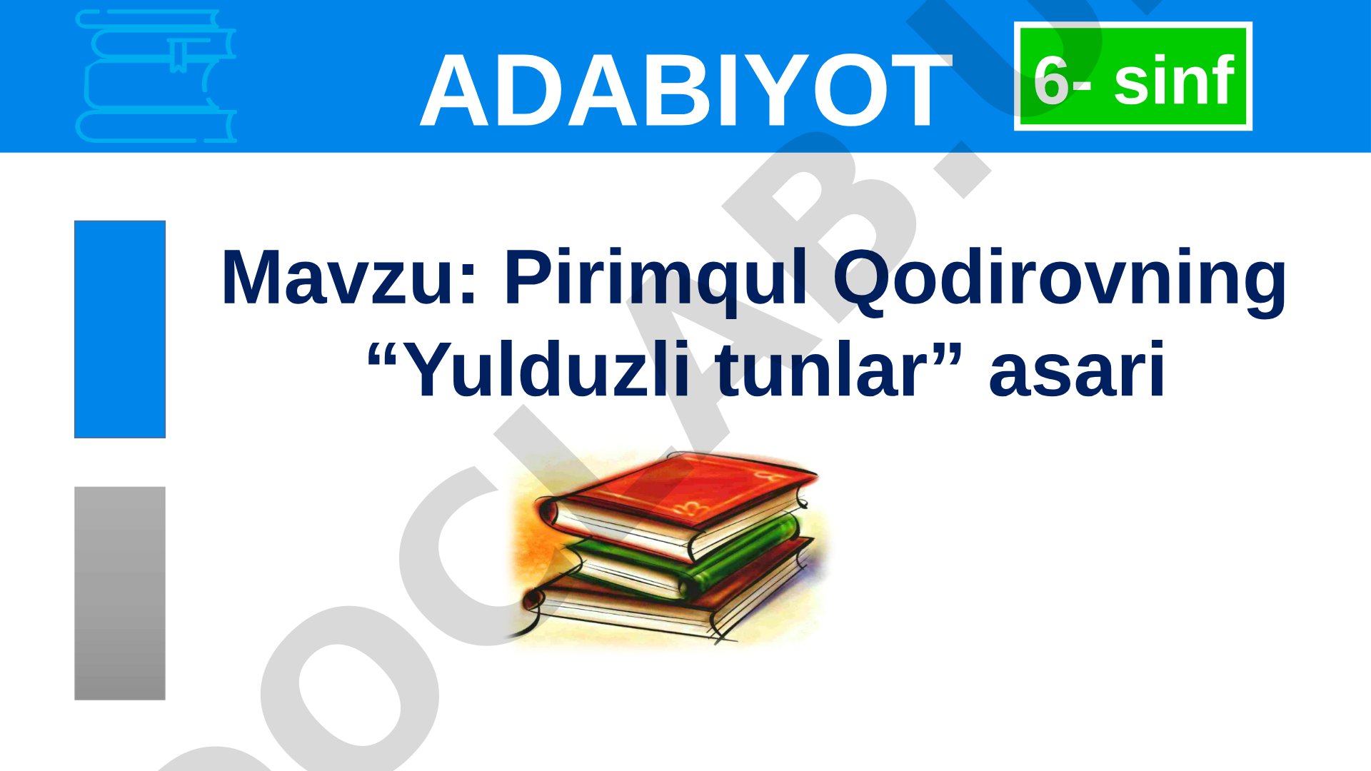 Pirimqul Qodirovning “Yulduzli tunlar” asari