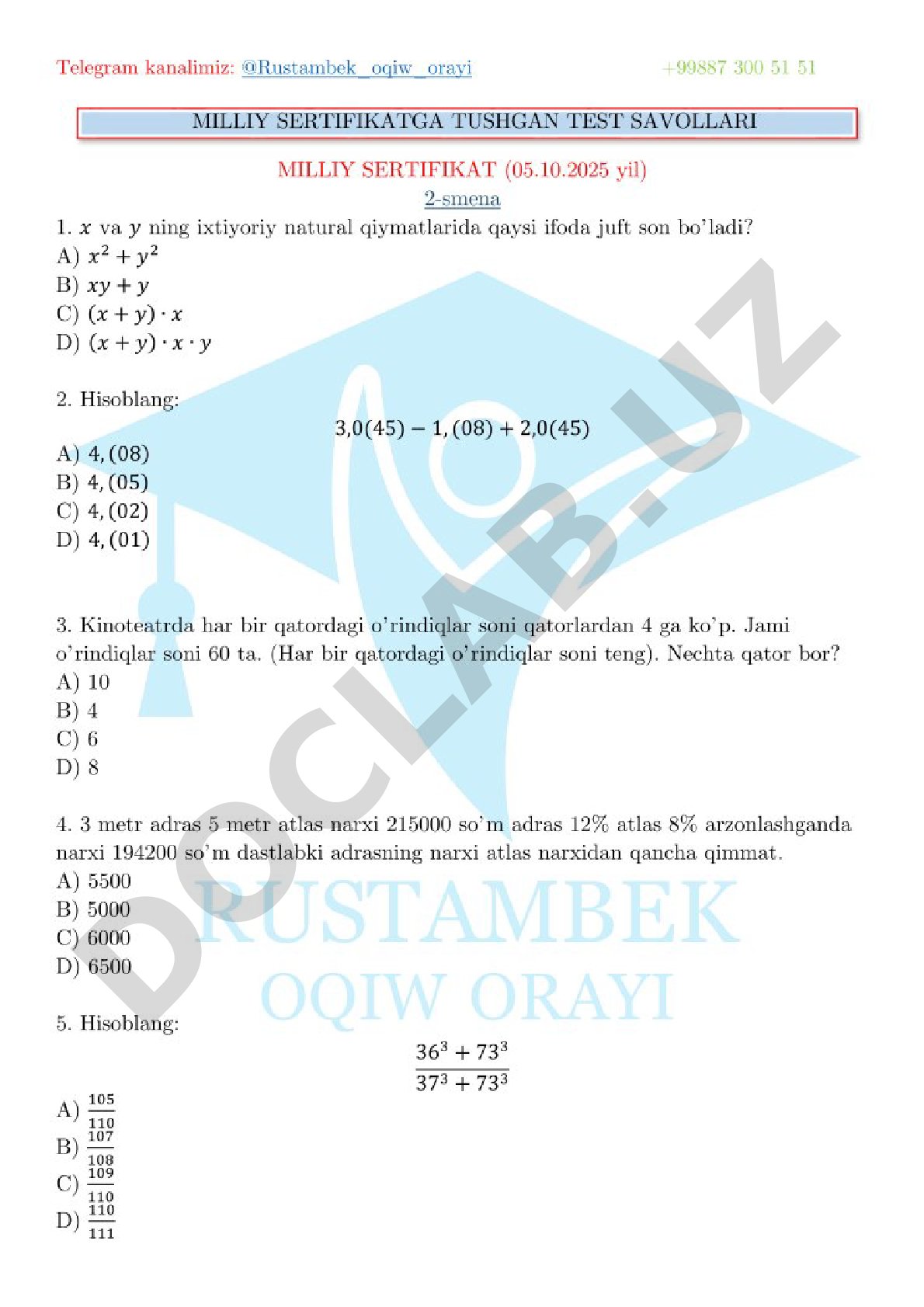 Metadata yaratish qoidalari