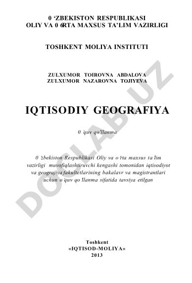 Iqtisodiy geografiya