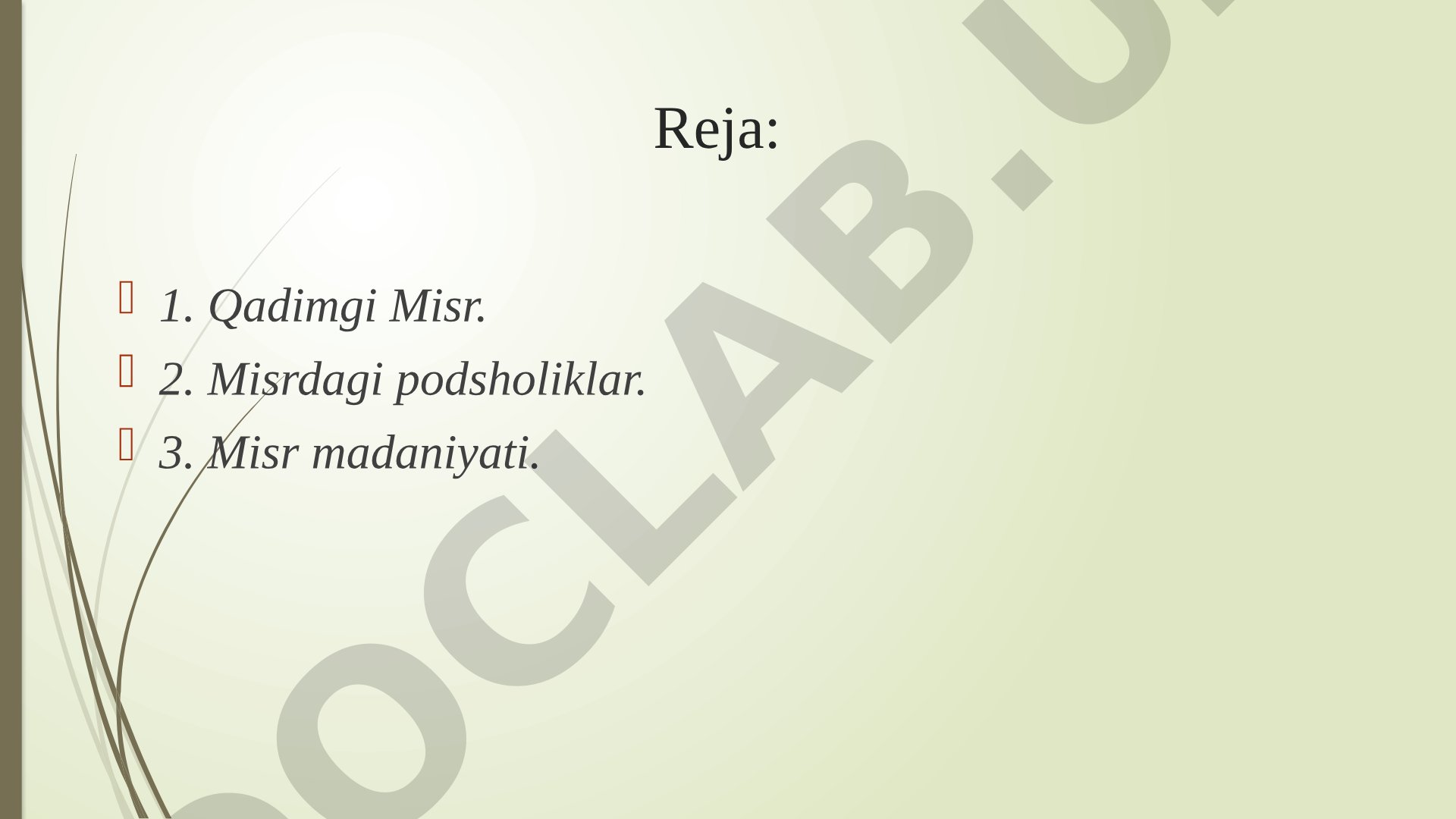 Qadimgi Misr tarixi va madaniyati