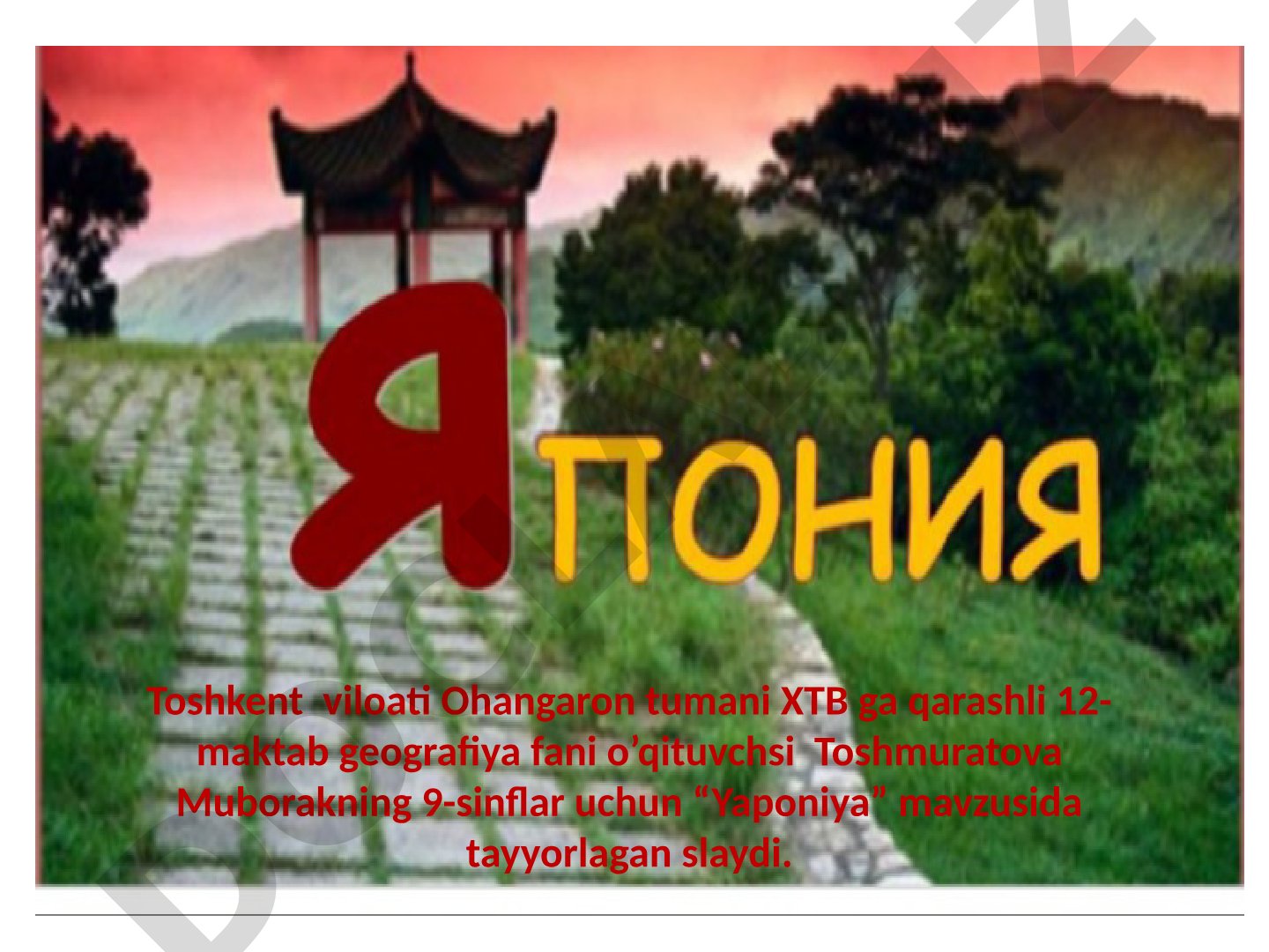 Yaponiya