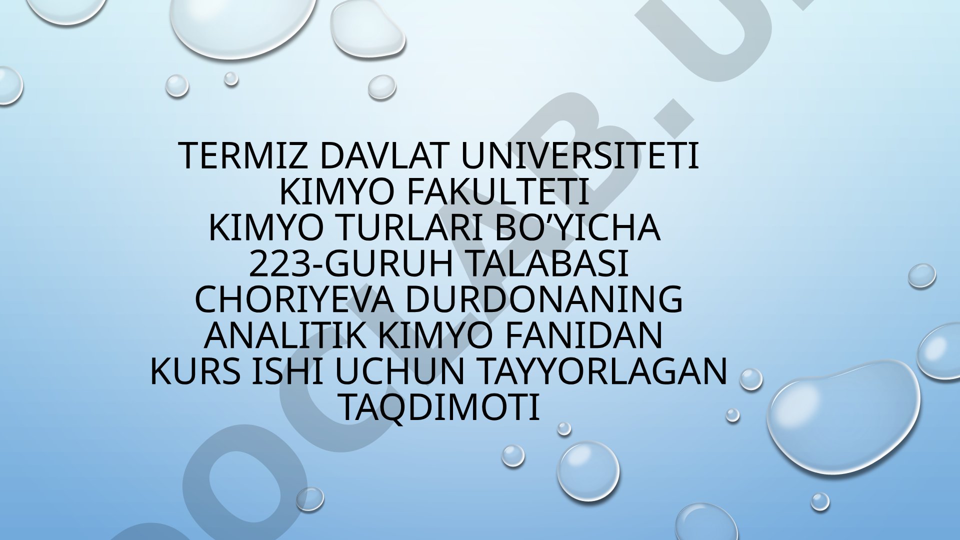marganes (ii) kationining analitik kimyosi