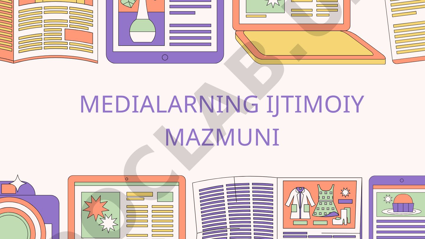 Ijtimoiy medianing mazmuni va ta'rifi
