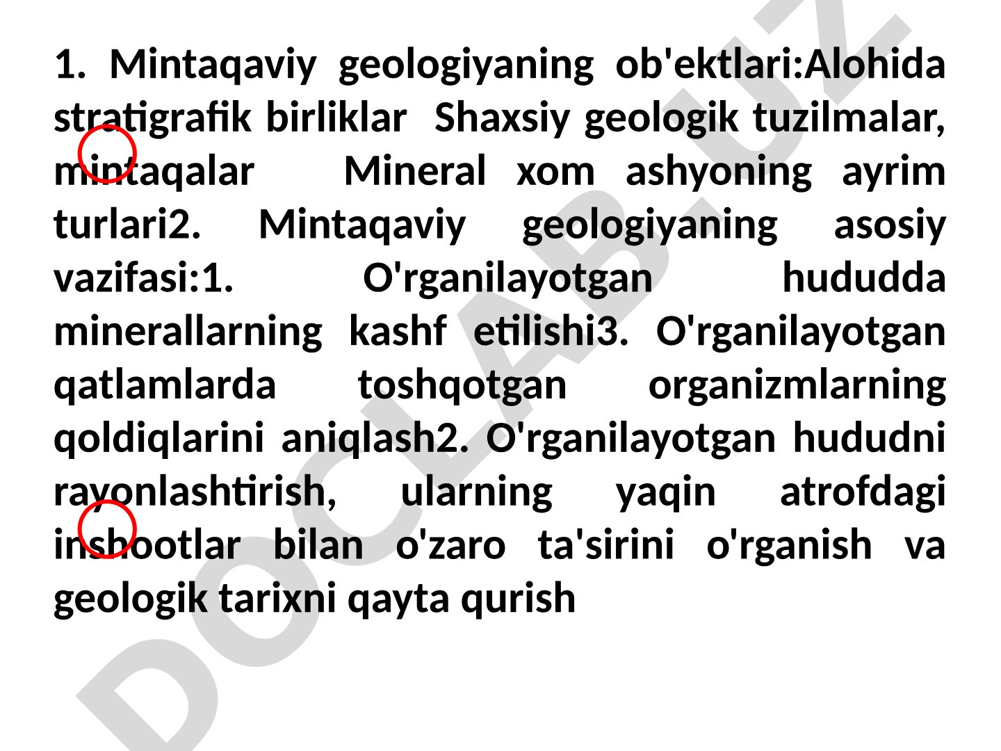 Mintaqaviy geologiya ob'ektlari, vazifalari va tektonik nazariyalar