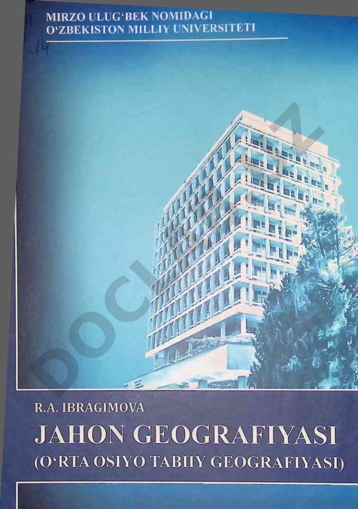 Jahon geografiyasi (O'rta Osiyo tabiiy geografiyasi)