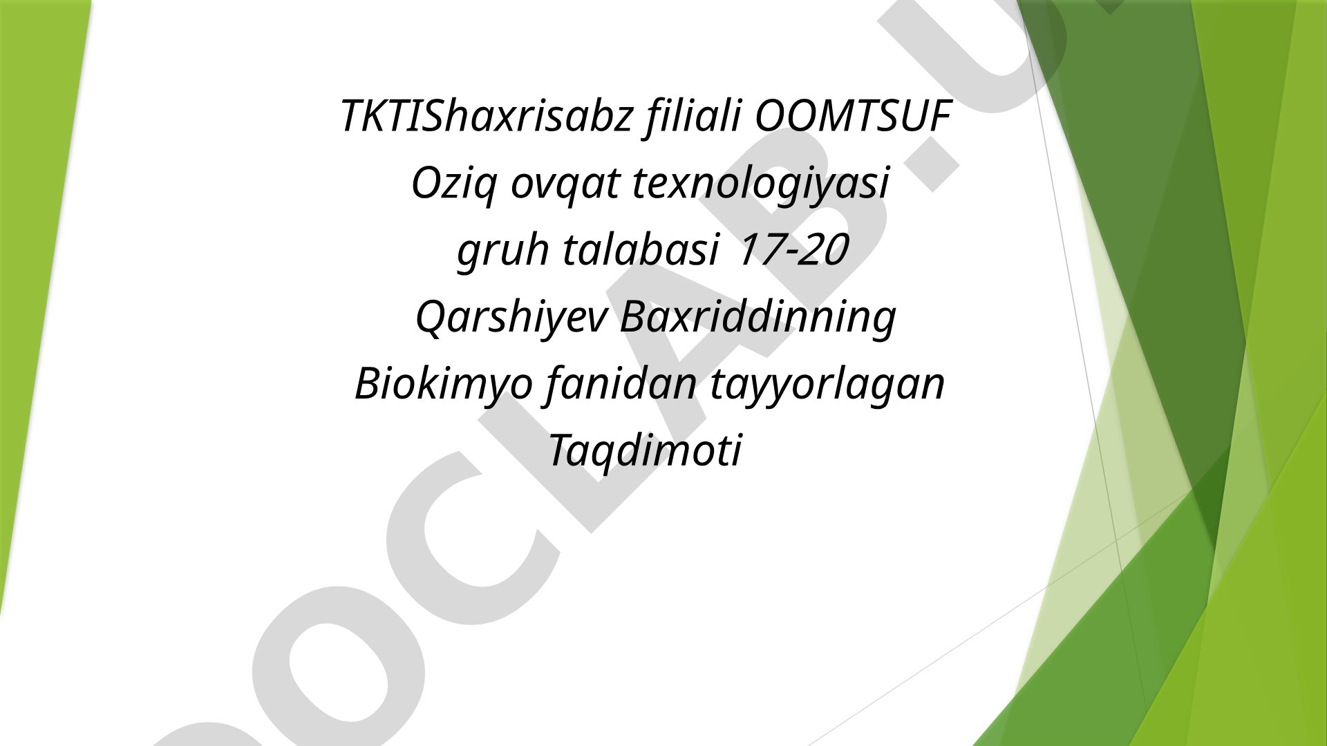 Bijgʻishning Oziq ovqatda ahamiyati