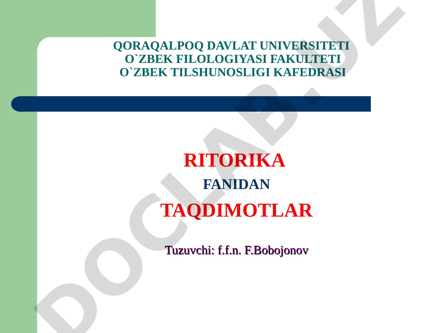 Ritorika, uning tarixi va qonuniyatlari