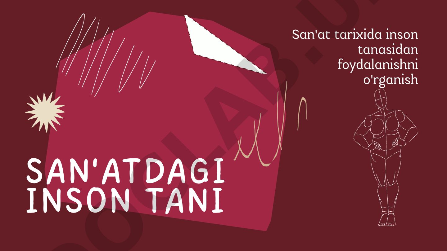 San'atda inson tanasidan foydalanish tarixi