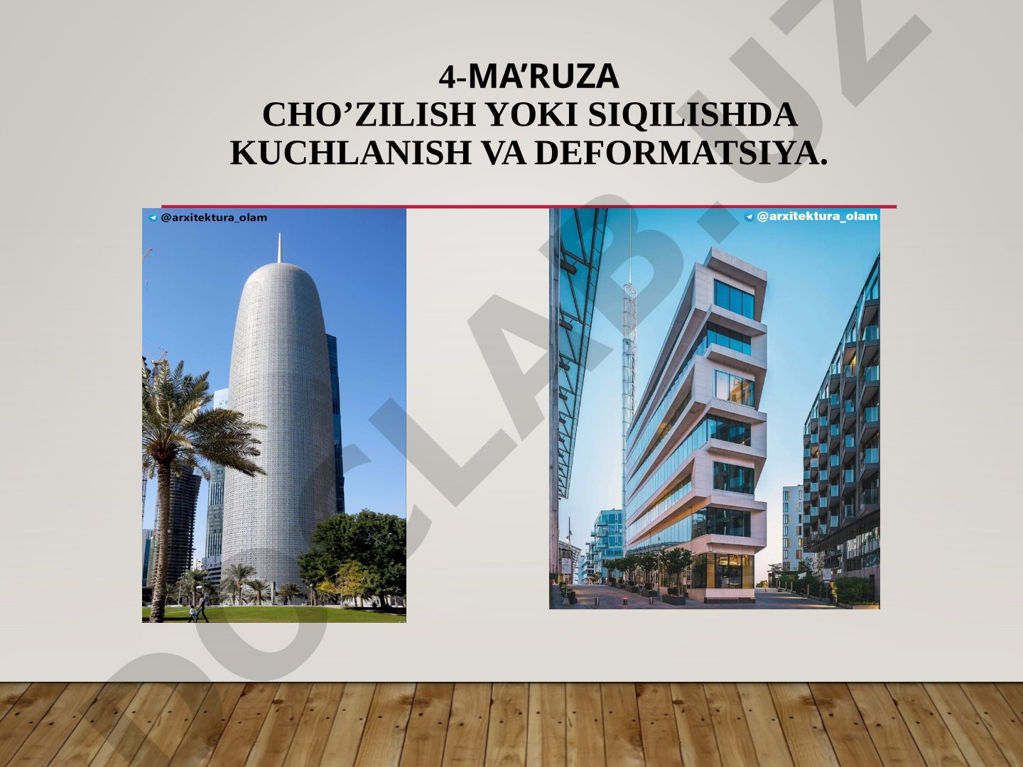 Choʼzilish yoki siqilishda kuchlanish va deformatsiya
