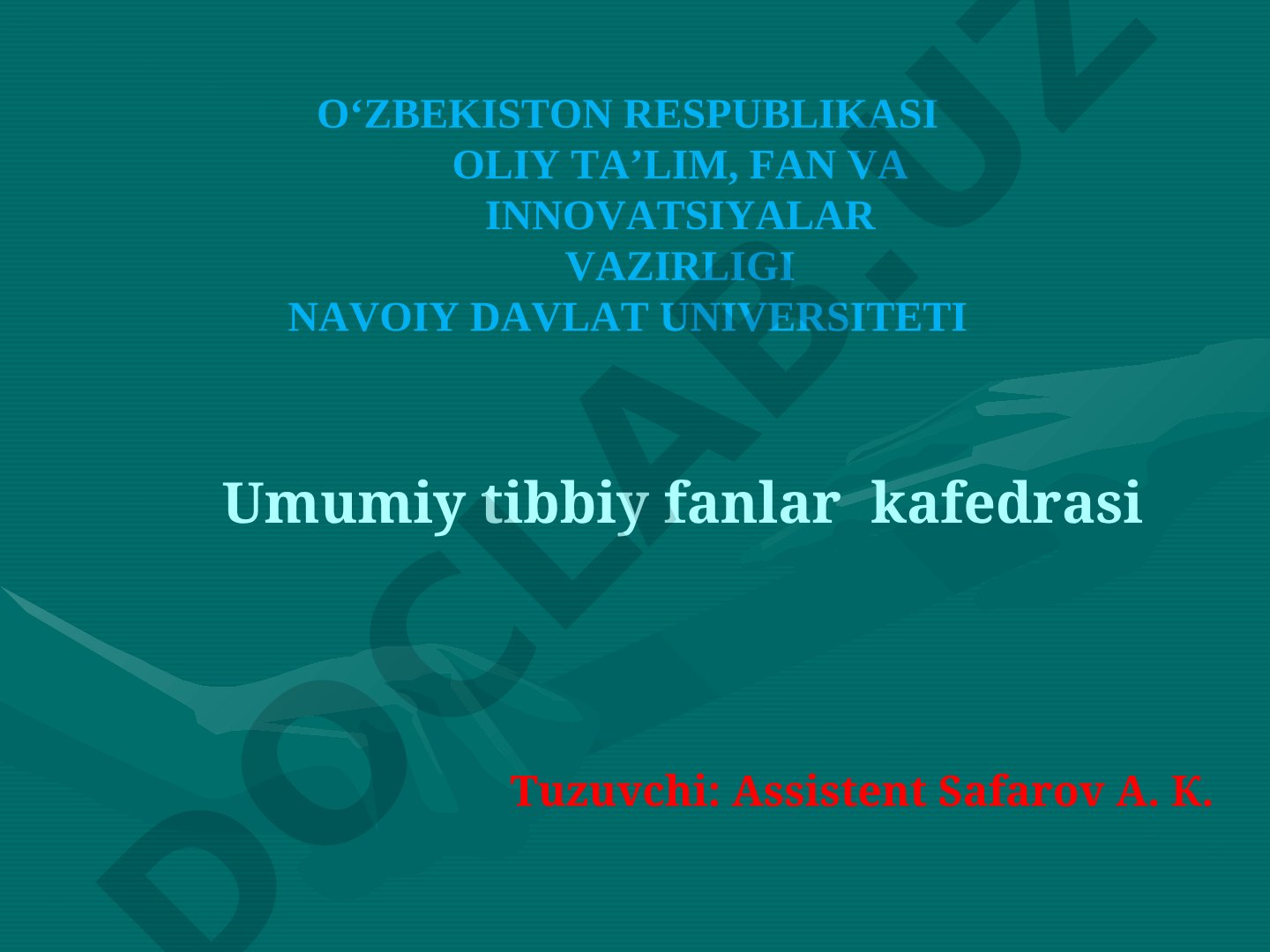 Vegetativ nerv tizimining simpatik bo'limi