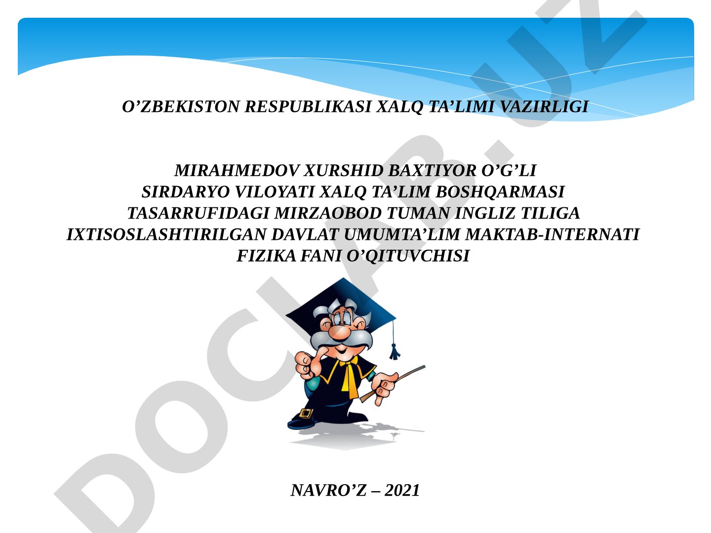 Fizika: energiya turlari va yangi elektr stansiyasi