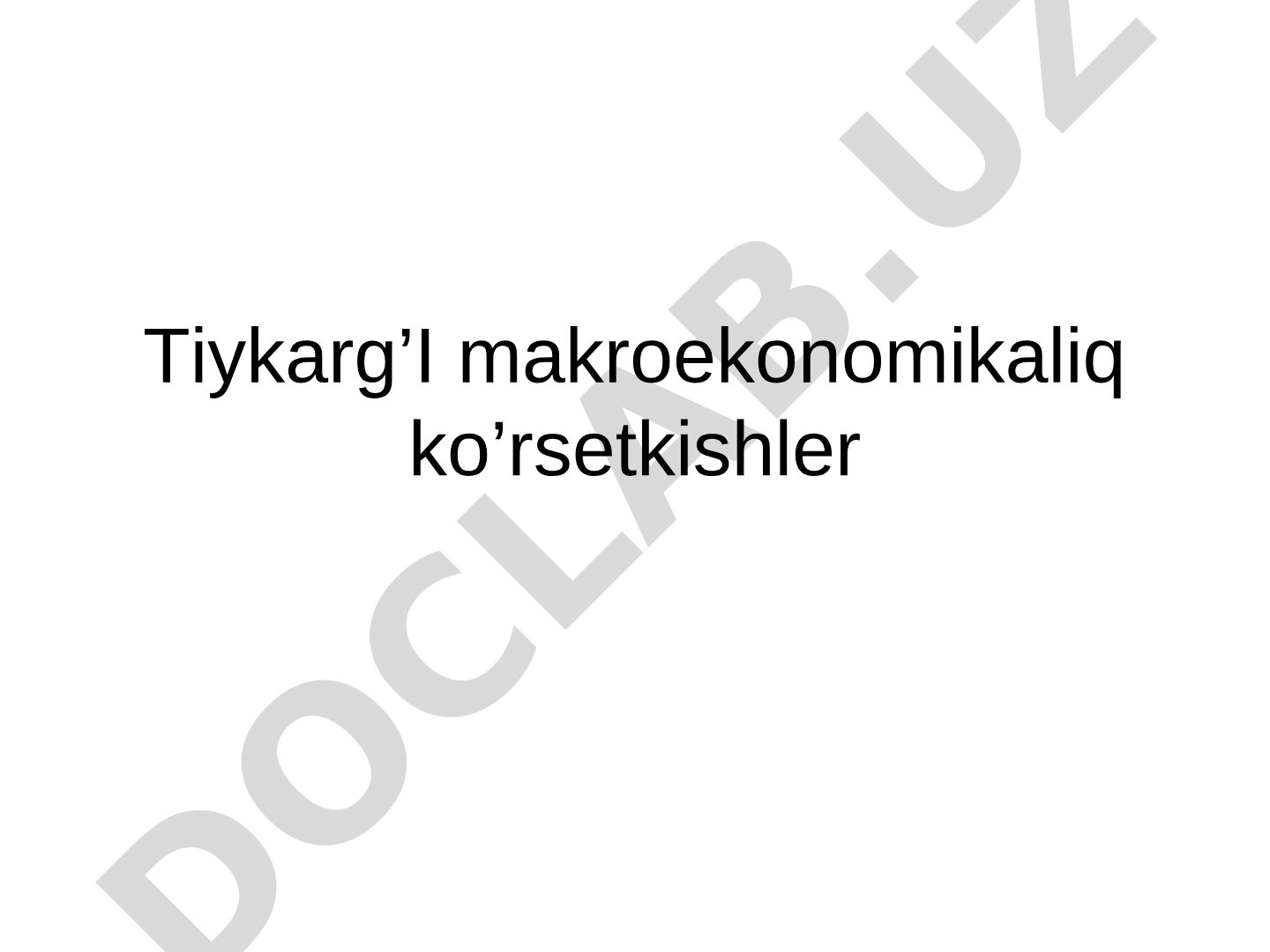JIO’ elimizde bir jilda islep shig’arilg’an tovar ha’m xizmetler ko’lemin bildiredi