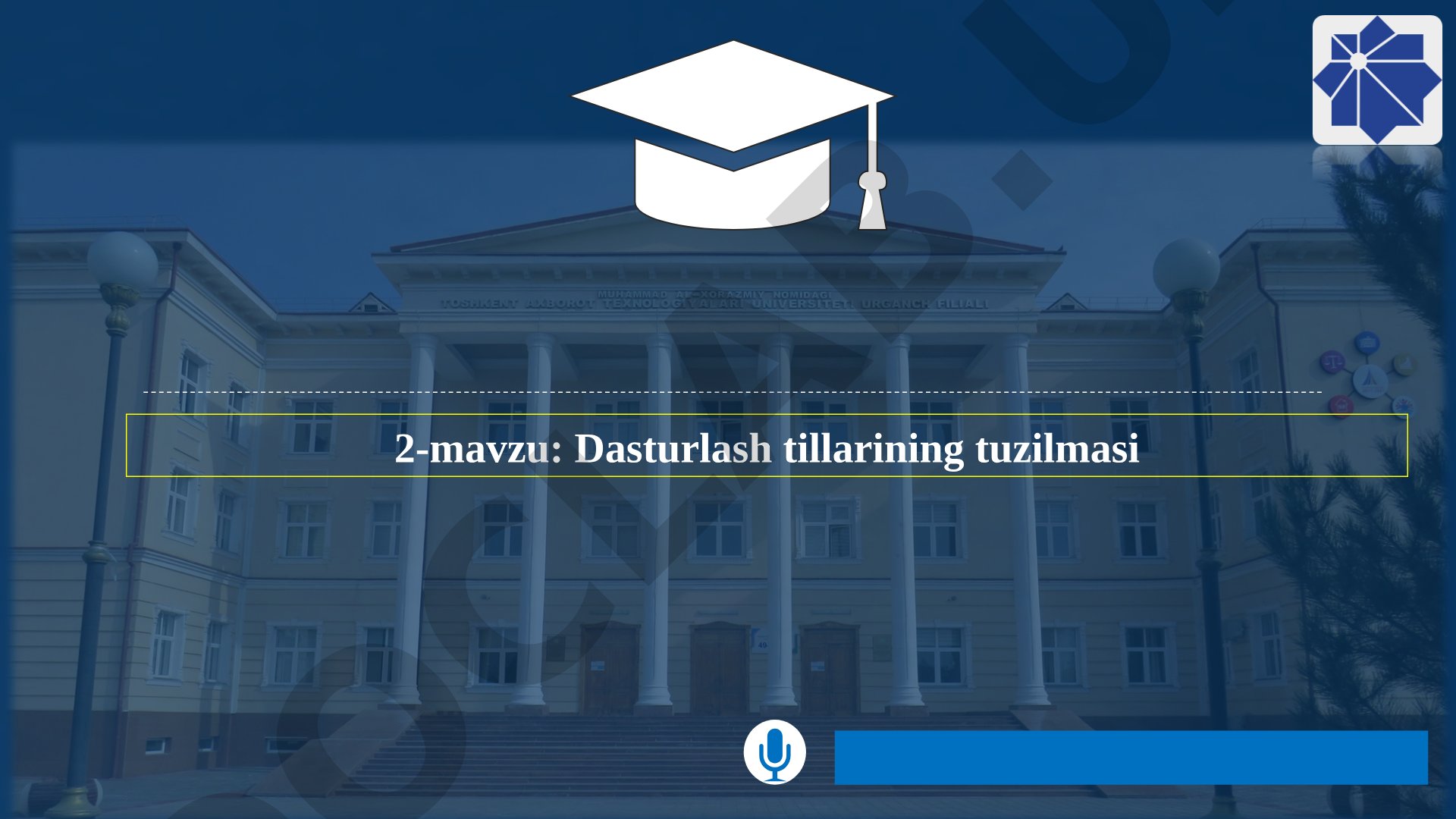 Dasturlash tillarining tuzilmasi