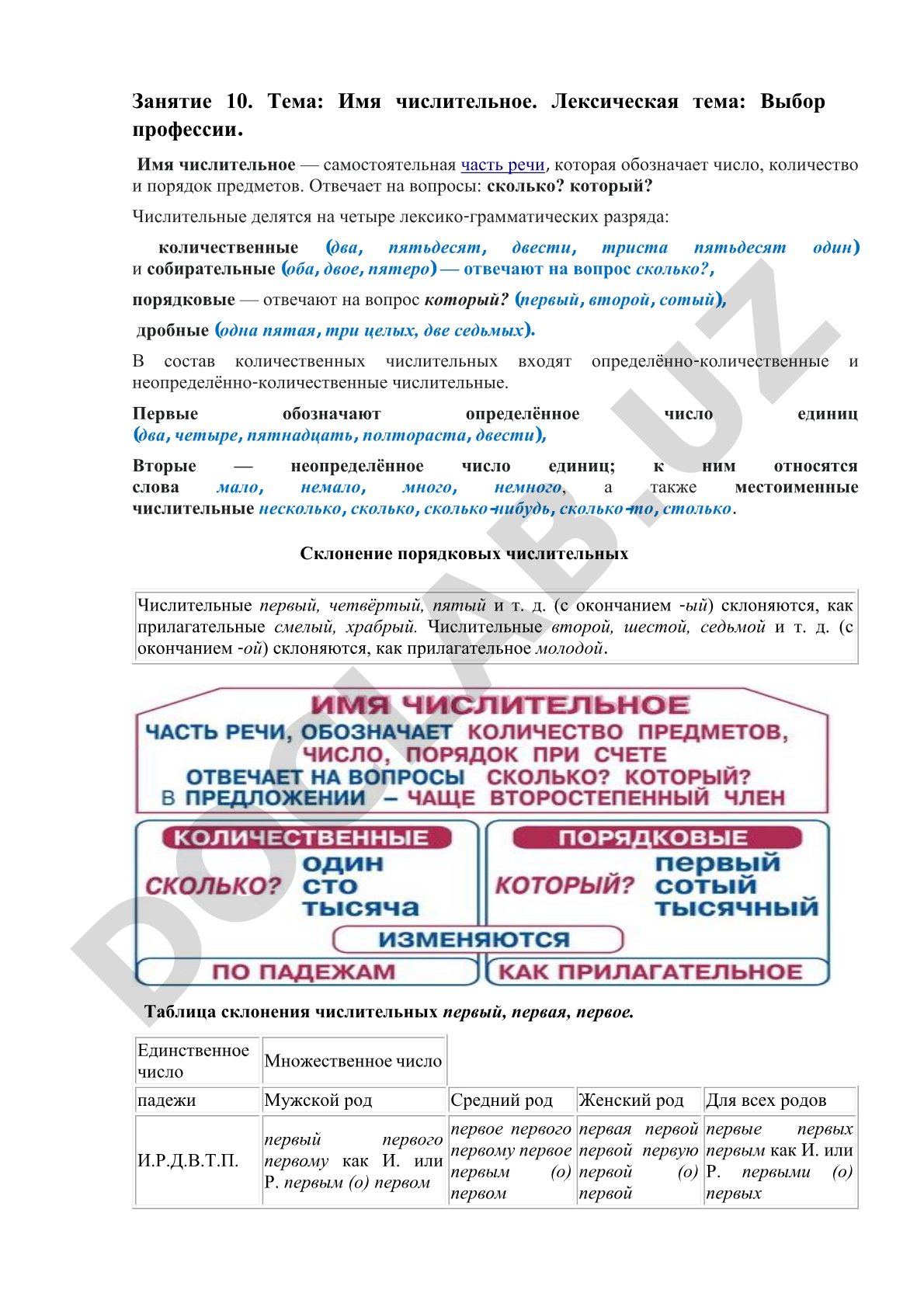 Имя числительное