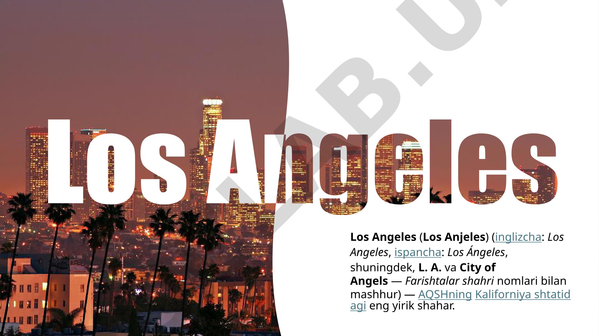 Los Angeles (Los Anjeles)