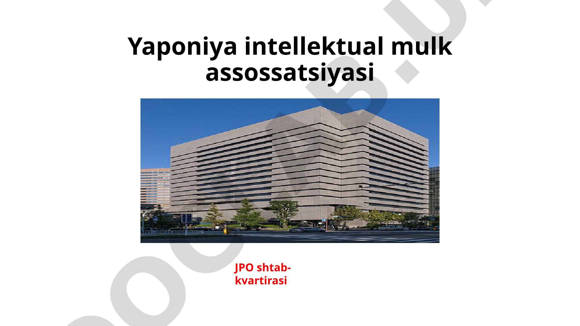 Yaponiya intellektual mulk assotsiatsiyasi