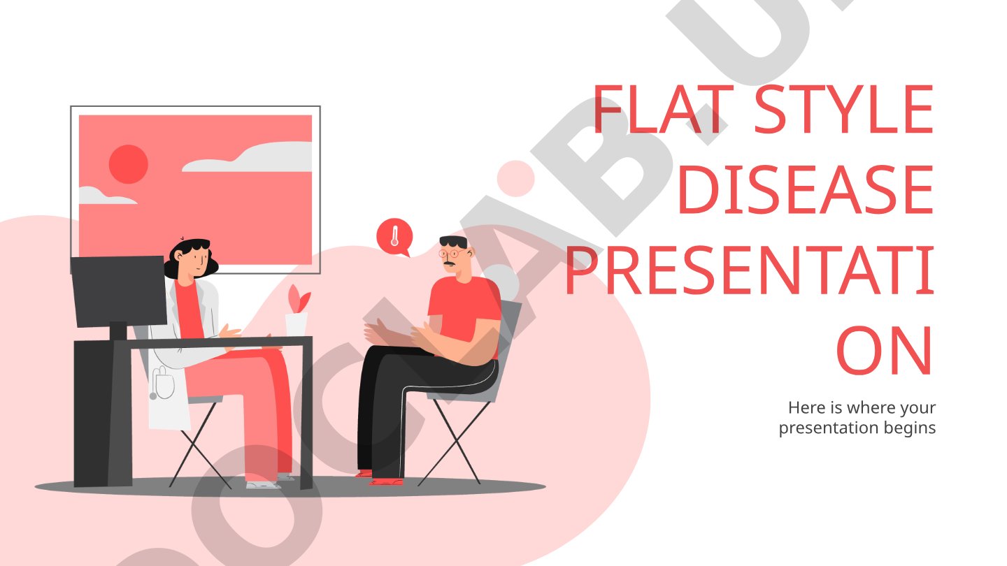 Flat Style Disease Presentation