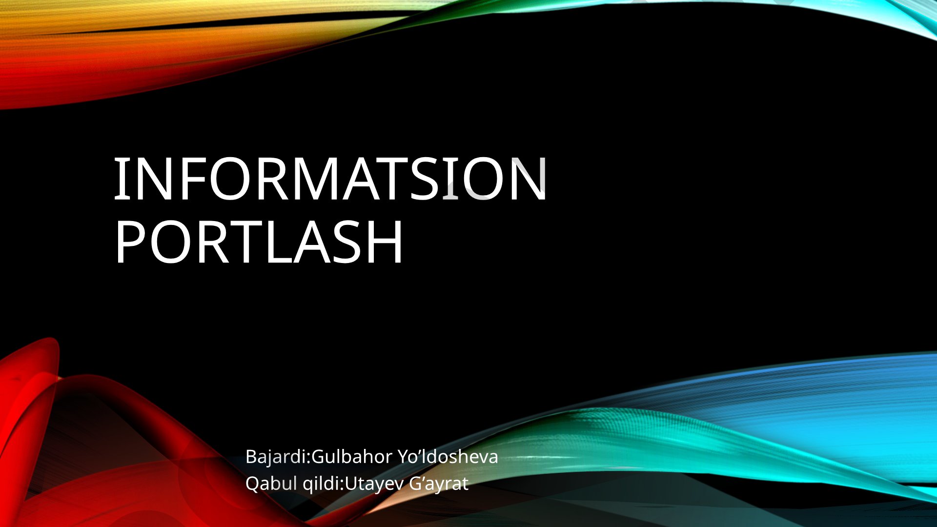 Informatsion portlash