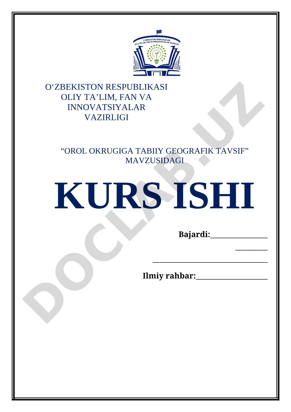 Orol okrugiga tabiiy geografik tavsif