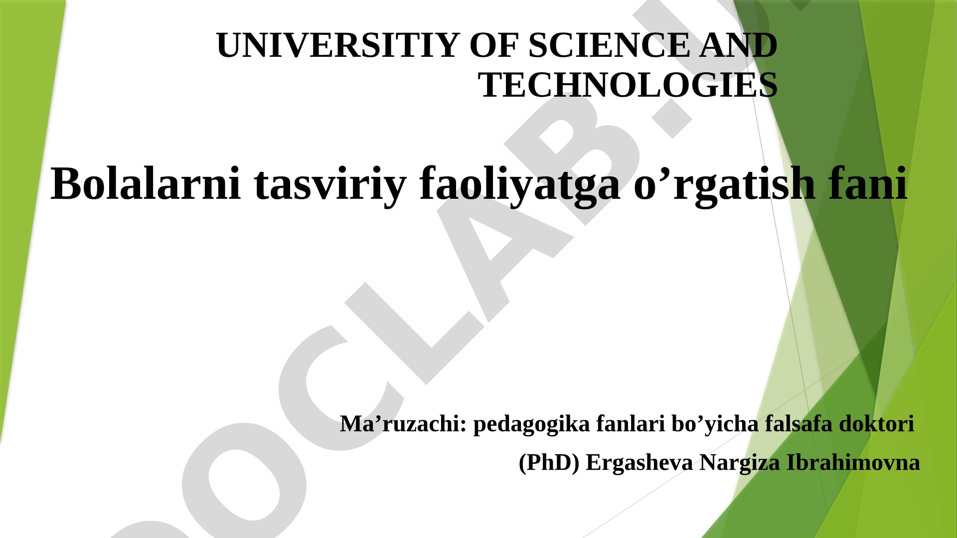 Maktabgacha yoshdagi bolalarni har tomonlama rivojlantirishda tasviriy faoliyat turlari va uning ahamiyati
