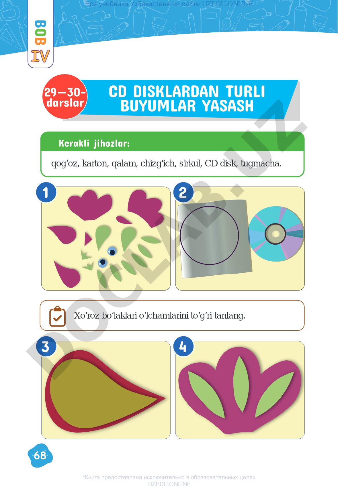 CD disklardan buyumlar va polimer materiallardan suvenir yasash