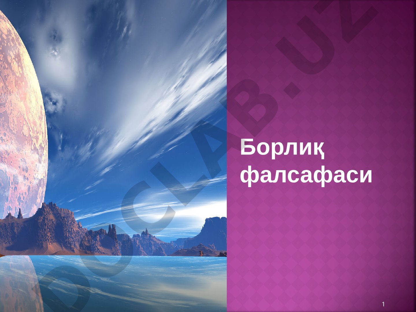 Борлиқ фалсафаси