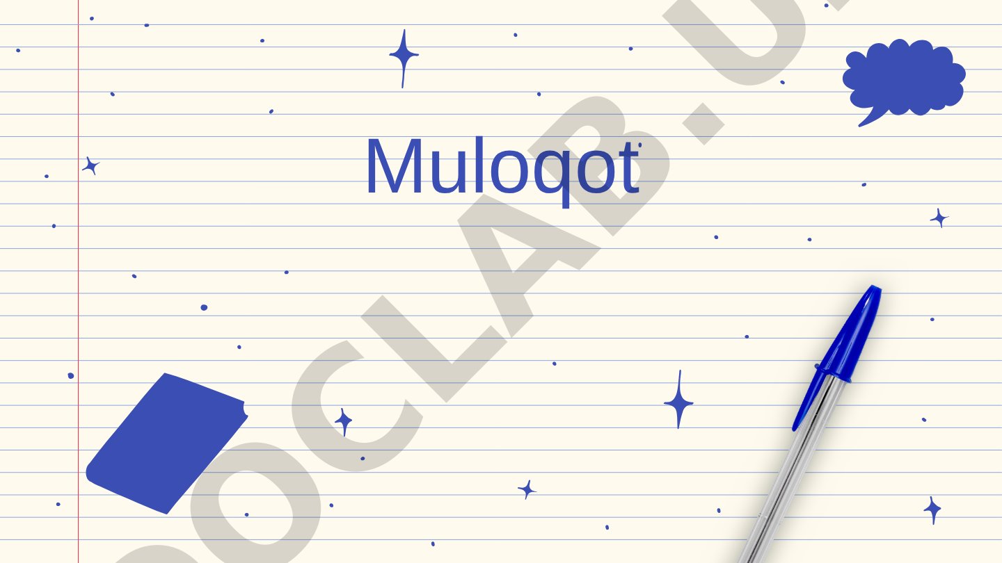 Muloqot rejalar va samarali muloqot strategiyalari