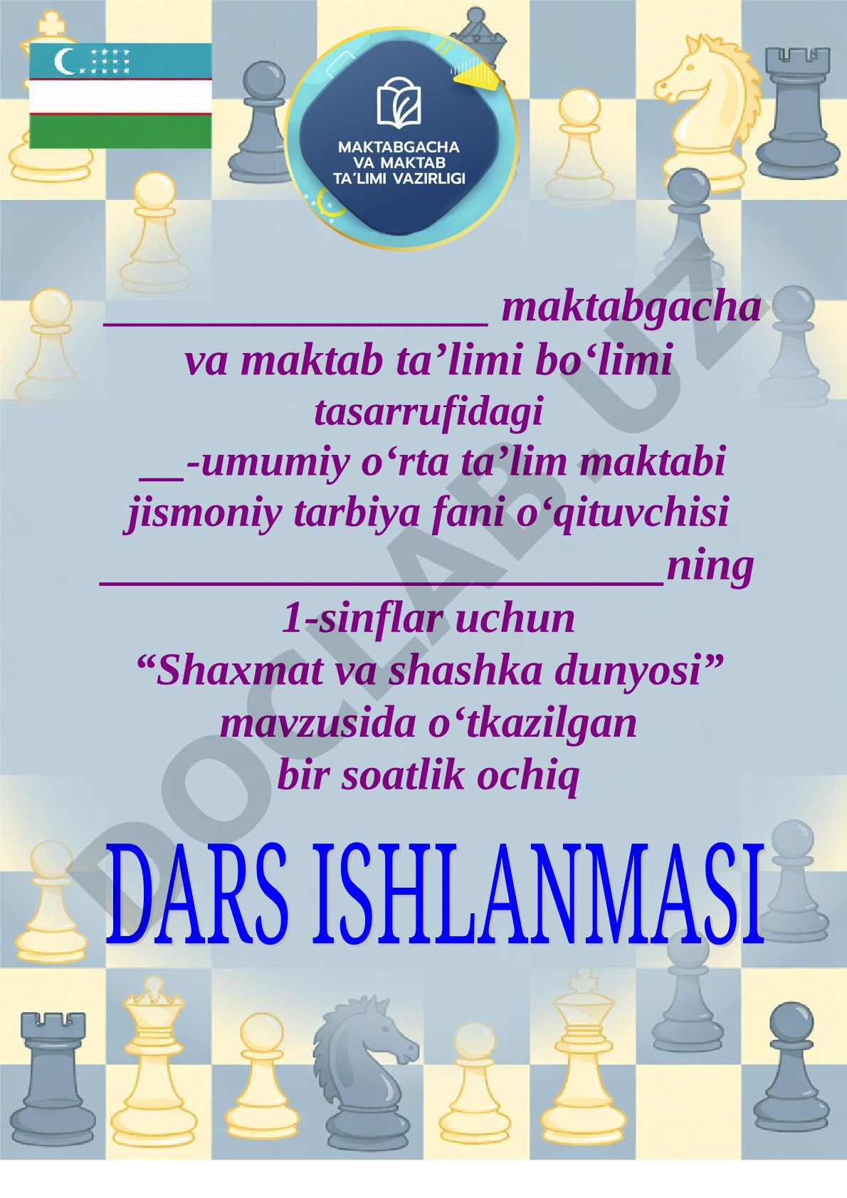 Shaxmat va shashka dunyosi