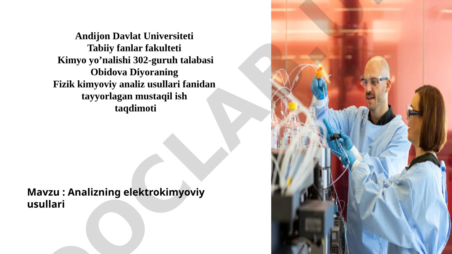 Elektrokimyoviy tahlil usullari, amaliy qo'llanilishi, tibbiyot va atrof-muhit
