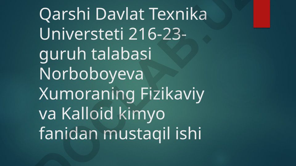 Xromatografiya: turlari va qo'llanilishi