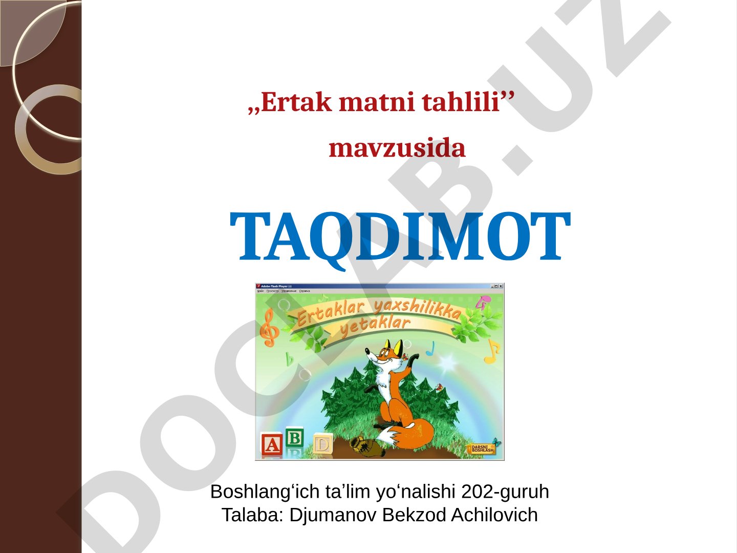 Ertak matni tahlili