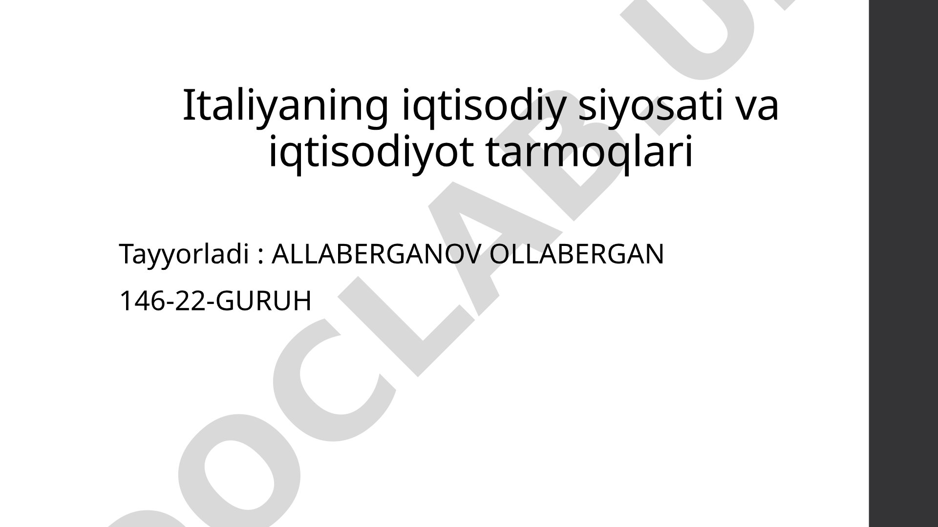 Apennin yarim orol, Sitsiliya, Sardiniya va boshqa kichik orollarni oʻz ichiga olgan