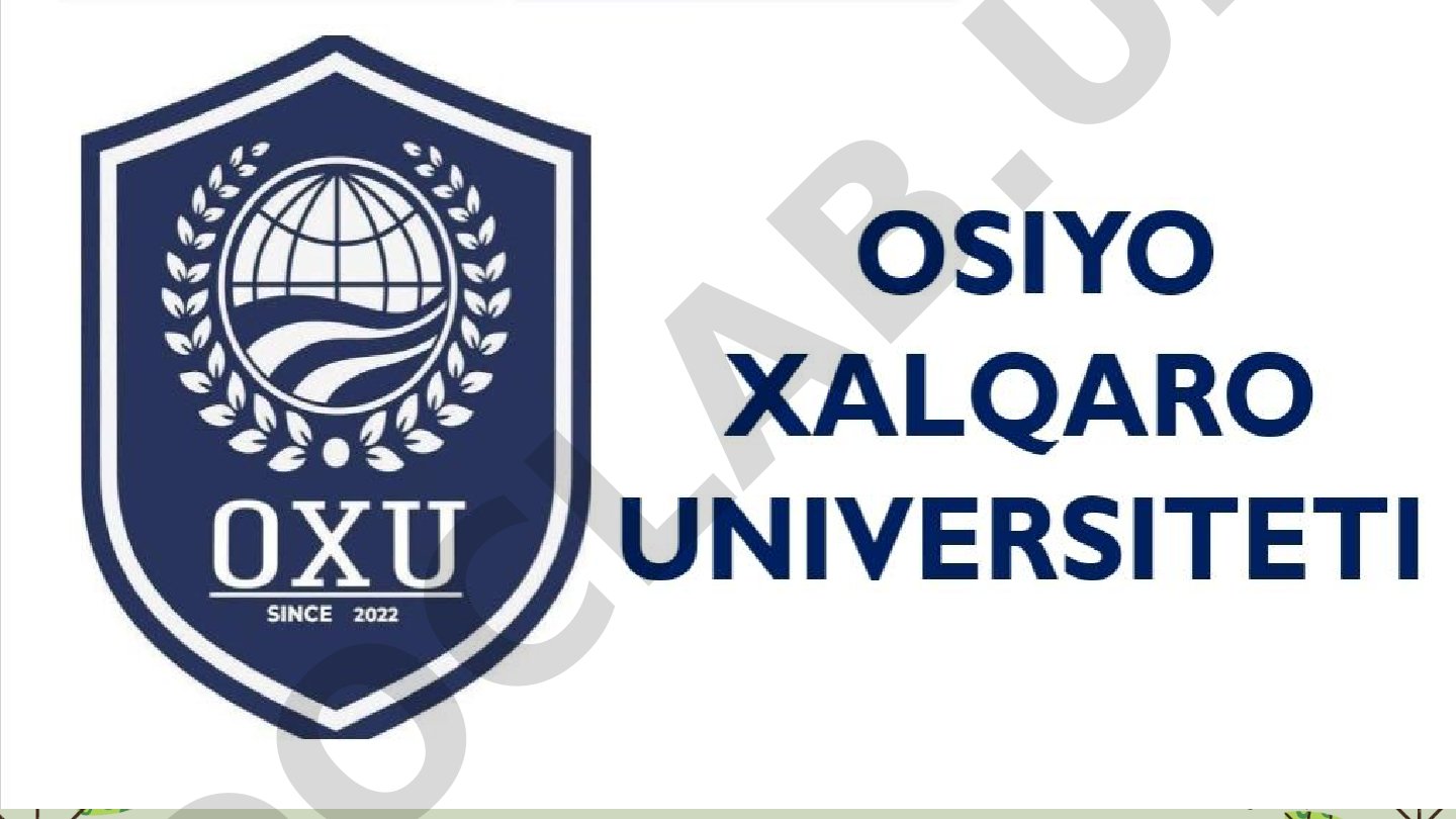 Bemorlarning ovqatlanishini tashkil qilish va ovqatlantirish sifatining gigiyenik nazorati