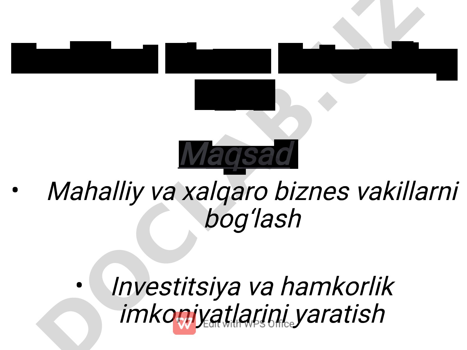 Toshkent Biznes Networking 2026