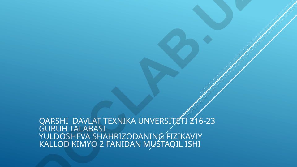 Kolloid Tizimlarning Tozalash Usullari
