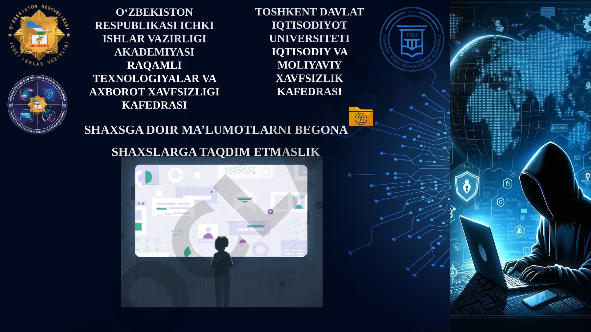 SHAXSGA DOIR MA’LUMOTLARNI BEGONA SHAXSLARGA TAQDIM ETMASLIK