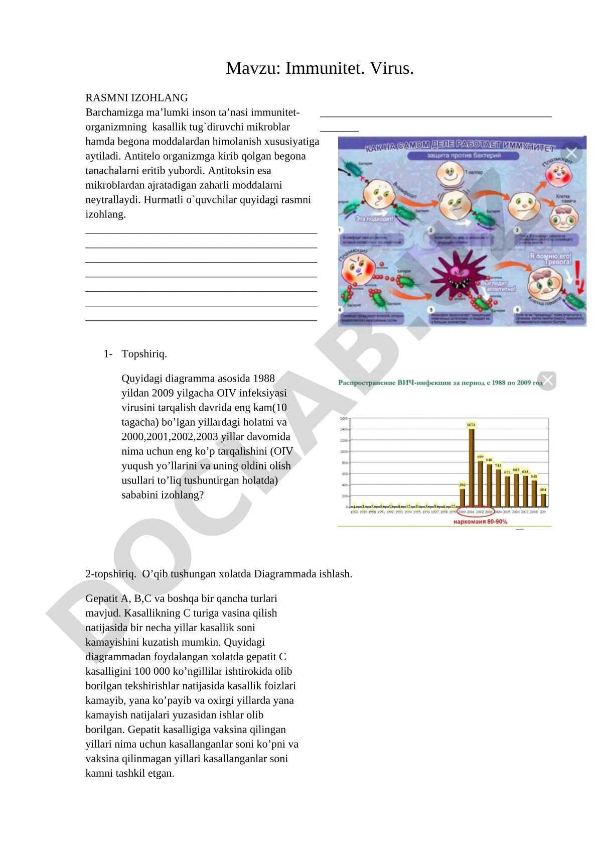 Immunitet. Virus.