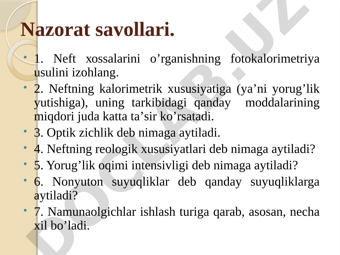 Qatlam suvlarining fizik-kimyoviy xossalari