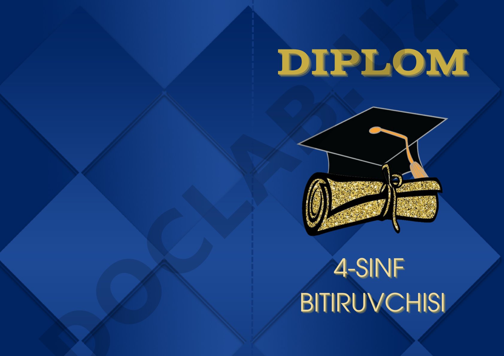 4-sinf bitiruvchisi diplomi
