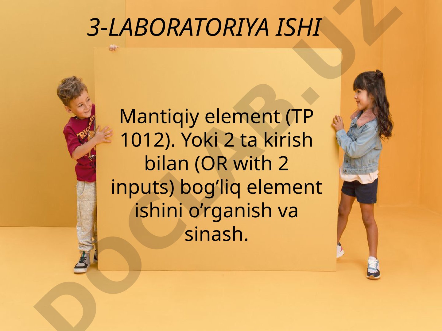 Mantiqiy element (TP 1012) Yoki 2 ta kirish bilan