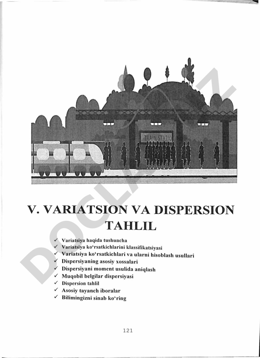 Variatsion va dispersion tahlil