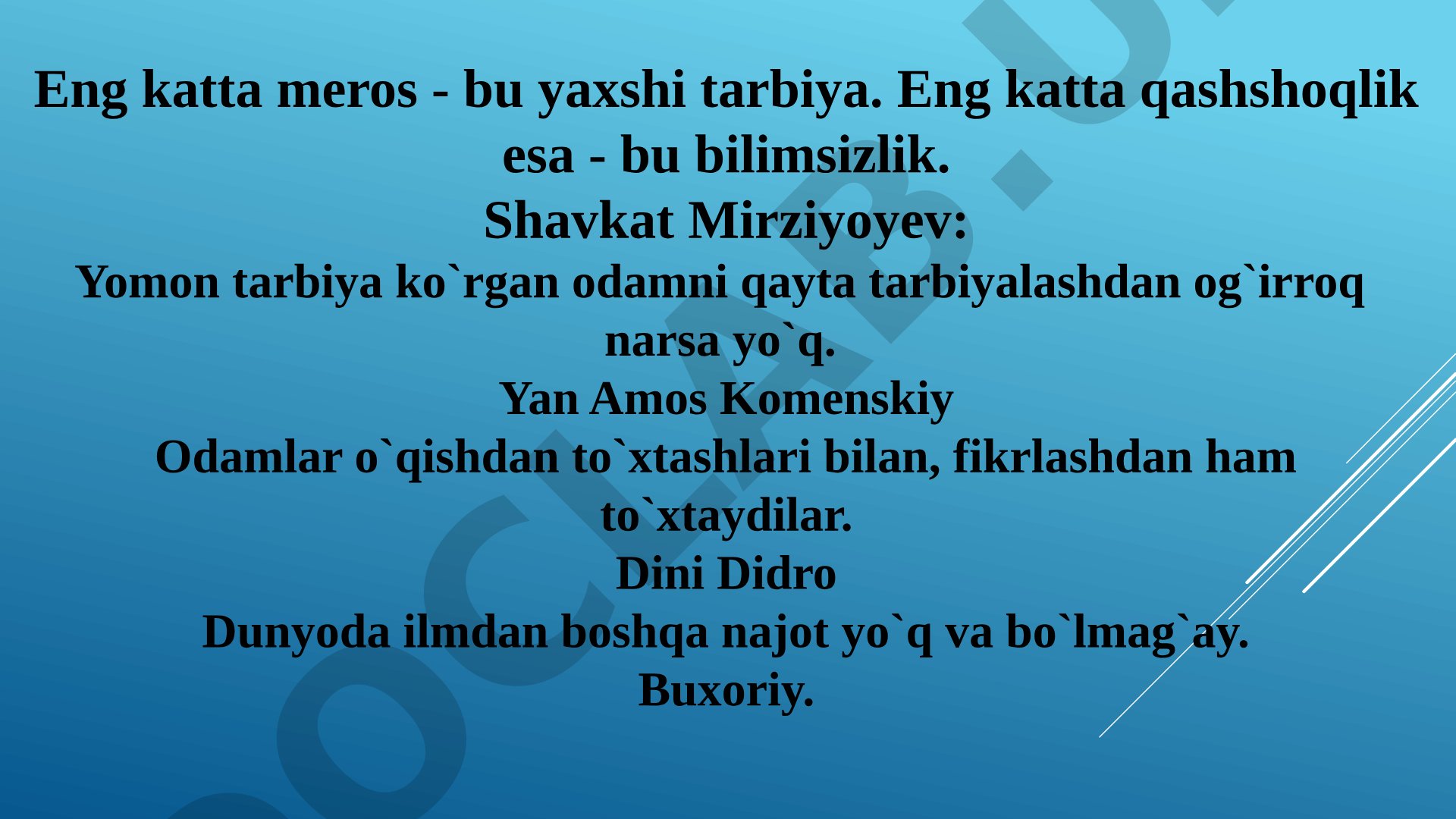 Gospital pedagogika fanining tarixi, mazmuni va mohiyati