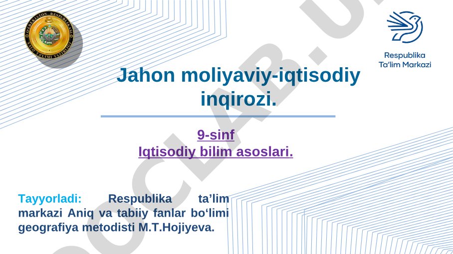 2004-2009 yillarda jahon savdosi, YaIM va inflyatsiya ko'rsatkichlari tahlil qilingan