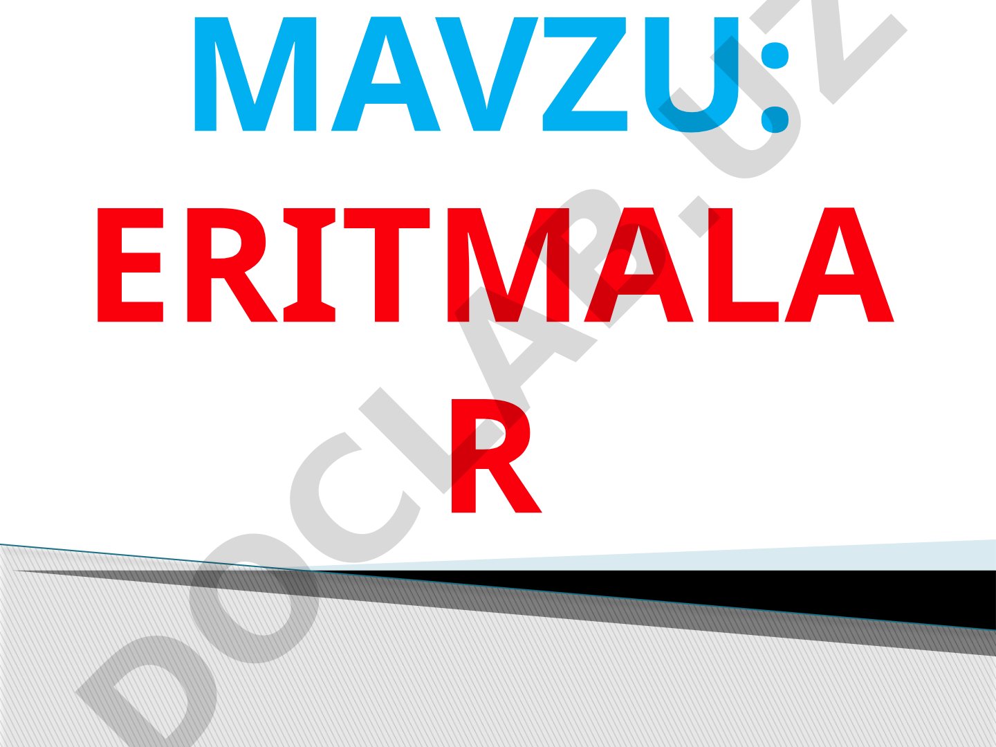 Dispers sistemalar, eritmalar turlari, eruvchanlik va osmos hodisasi haqida ma'lumot